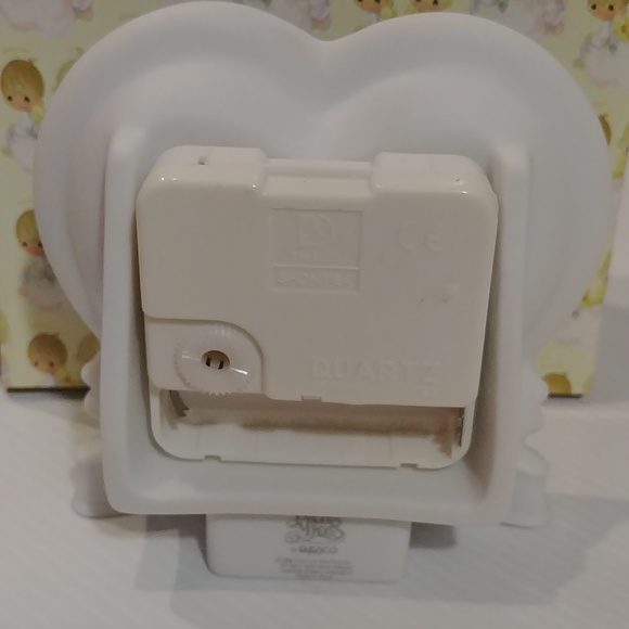 Precious Moments Heart Desk Clock "Good Friends Are For Keeps" 1998 - Picture 3 of 4